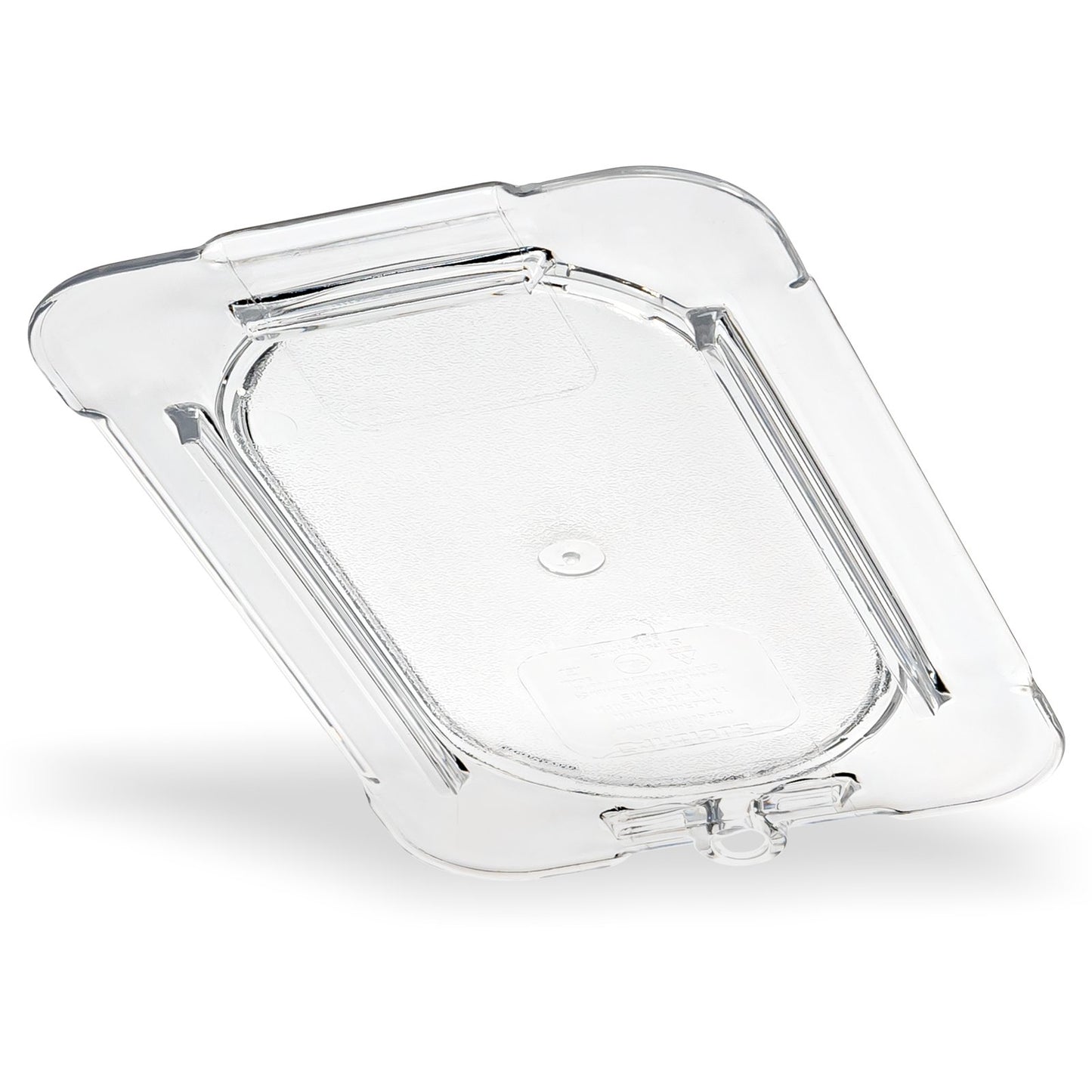 Carlisle 10336U07 1/9 Size Clear Polycarbonate StorPlus Flat Universal Lid