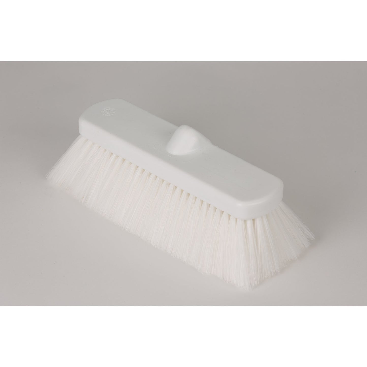 Carlisle 41278EC02 10" White Color Coded Flo-Thru Wall & Equipment Brush