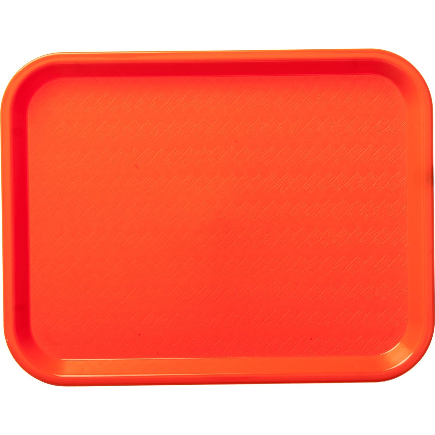 Carlisle CT101424 10" x 14" Orange Cafe Fast Food Cafeteria Tray