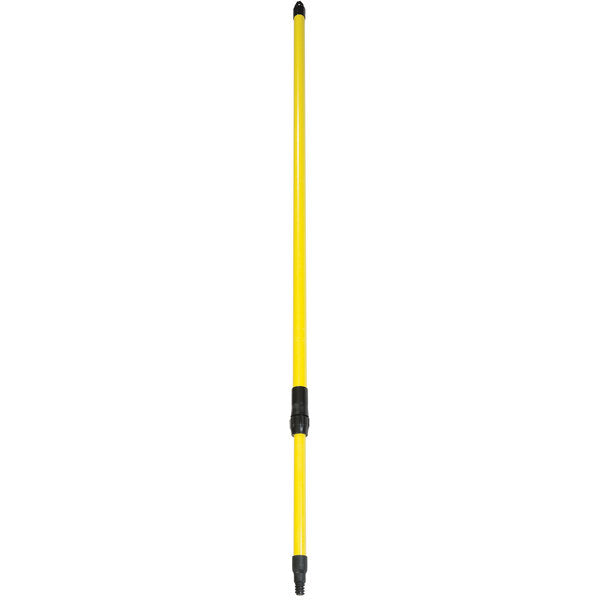 Carlisle 4102004 54" to 8' Yellow Fiberglass Sparta Spectrum Telescopic Handle