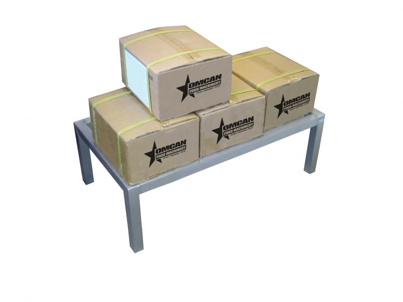 Omcan 22125 20" x 36" x 12" Aluminum Dunnage Rack