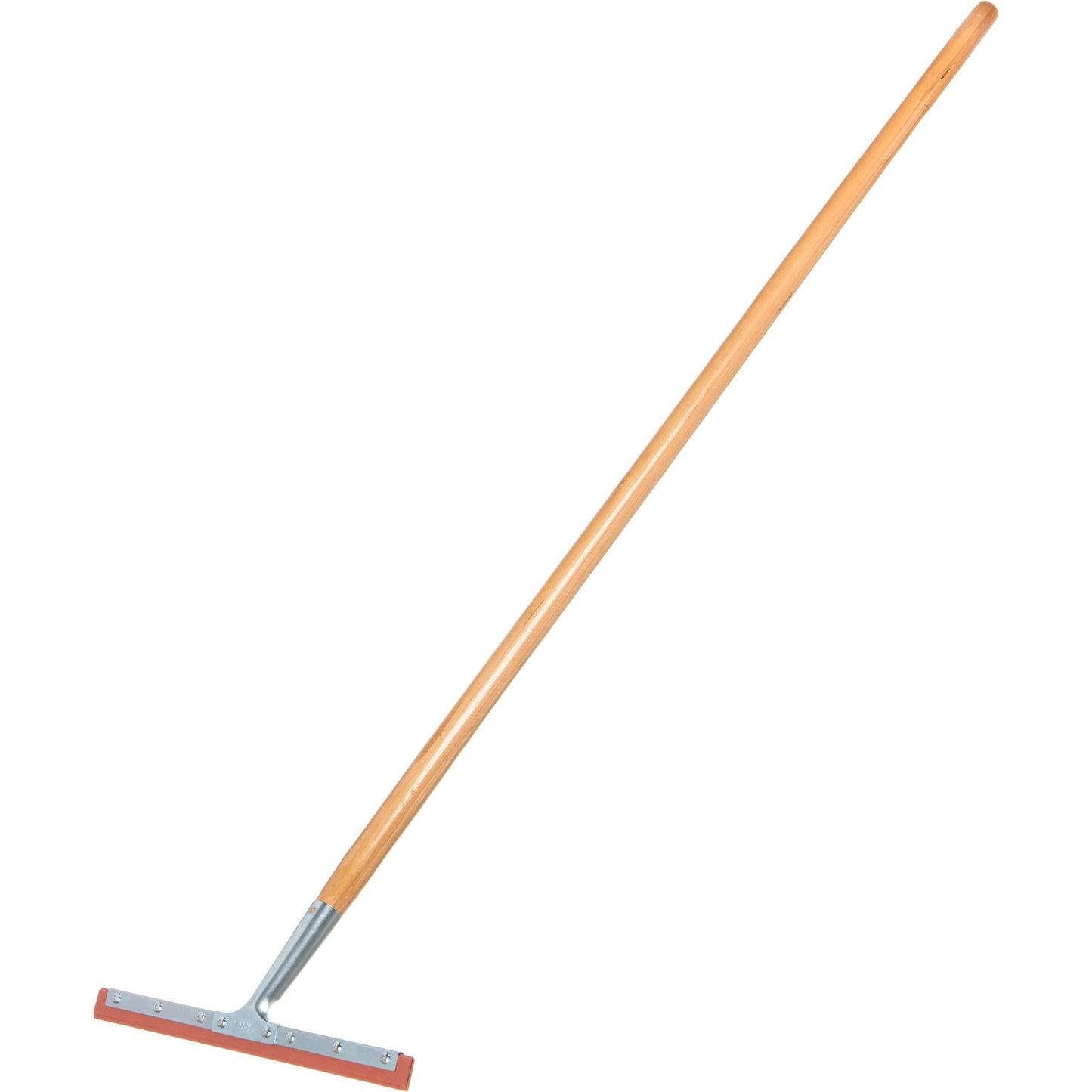 Carlisle 4007400 14" Red Professional Double-Blade Rubber Squeegee with Zinc