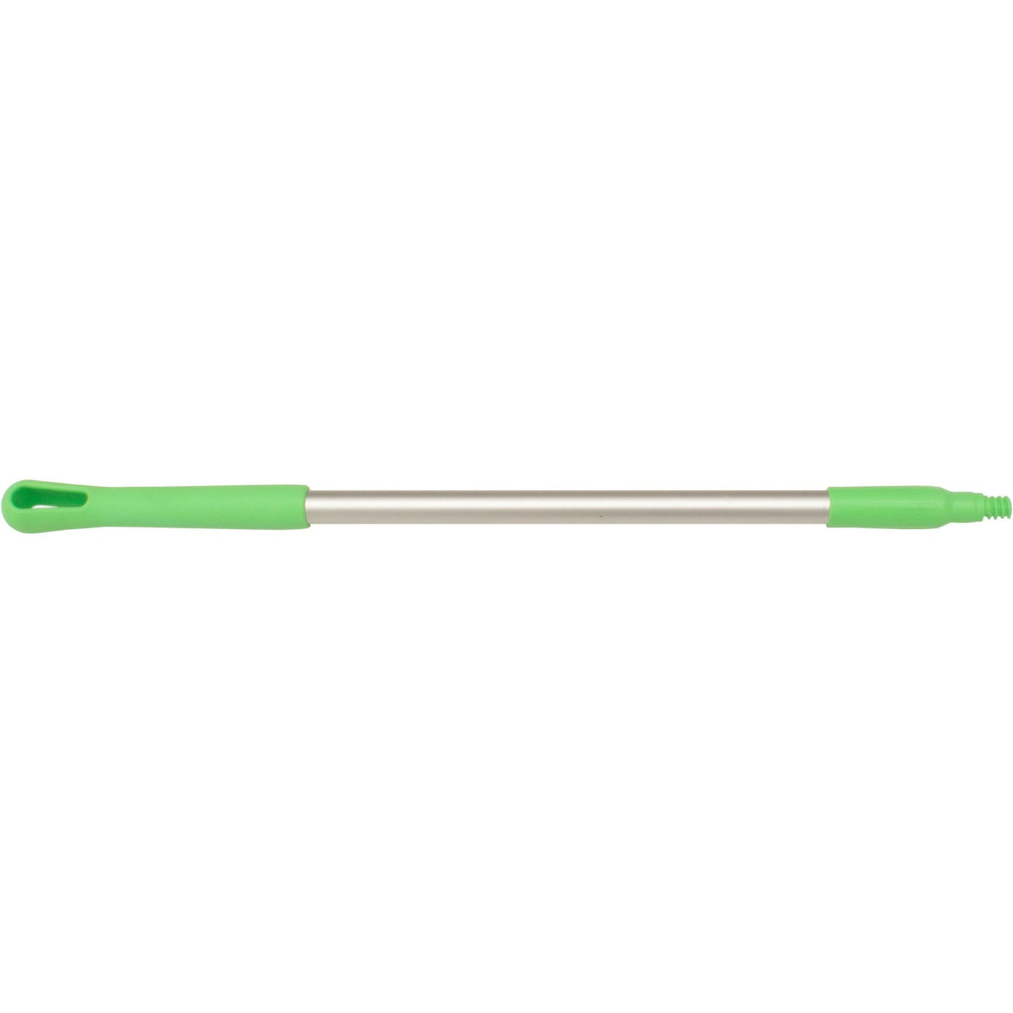 Carlisle 40246EC75 30" Lime Natural Aluminum Handle with Color-Coded Tip and Hang Up Cap