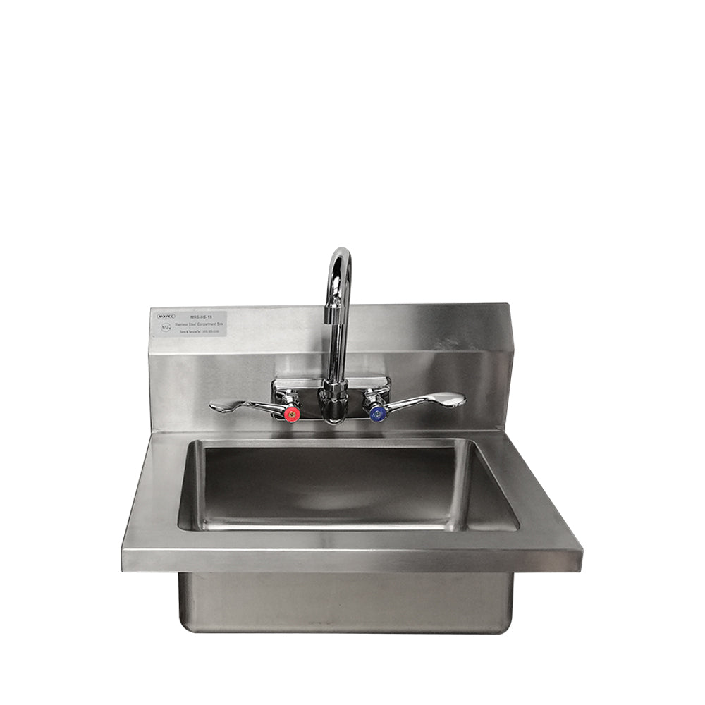 Atosa MRS-HS-18(W) 18" Hand Sink with Wrist Handles