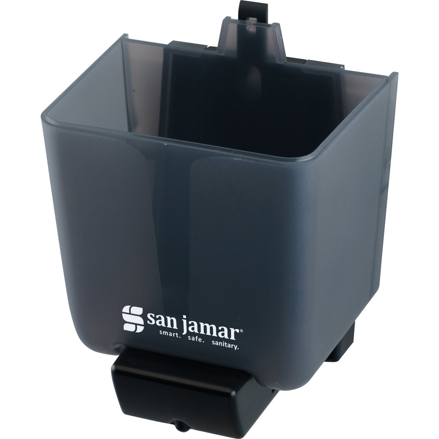 San Jamar SN30TBK 30 oz Black Pearl Manual ABS Wall Mounted Classic Liquid/Lotion Refillable Soap Dispenser