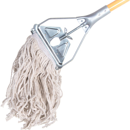 Carlisle 369811B00 5" White Cotton Yarn #16 Head Band Mop