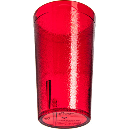 Carlisle 521210 12 oz Ruby SAN Stackable Plastic Tumbler
