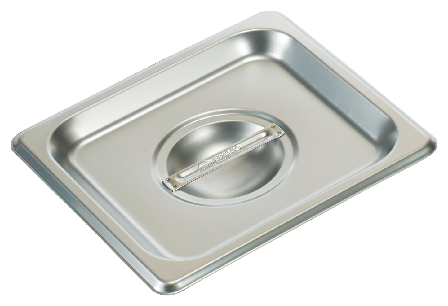 Winco SPSCS 1/6 Size Stainless Steel Solid Steam Pan Cover