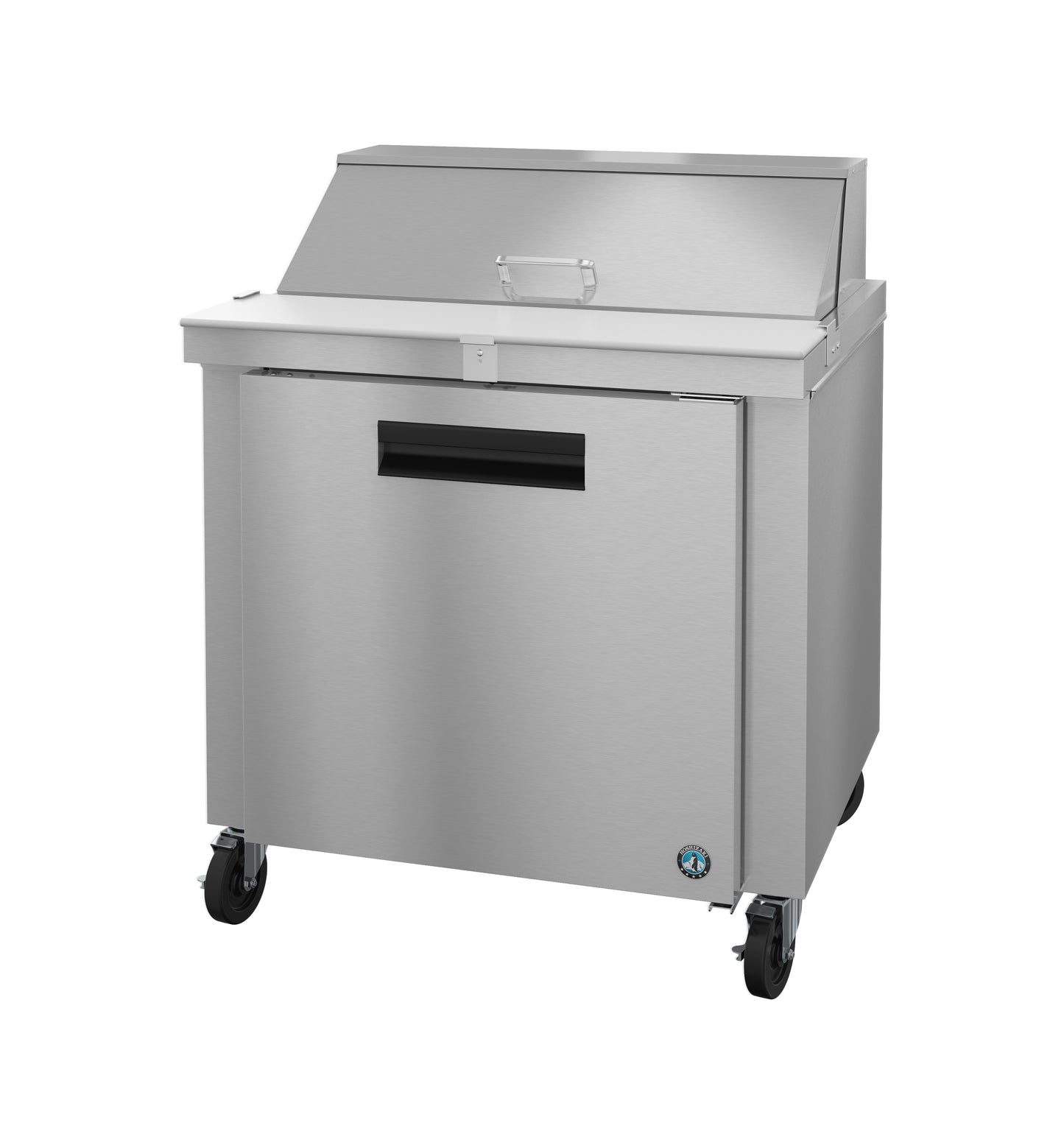 Hoshizaki SR36B-10 One Section Stainless Doors Sandwich Prep Table Refrigerator