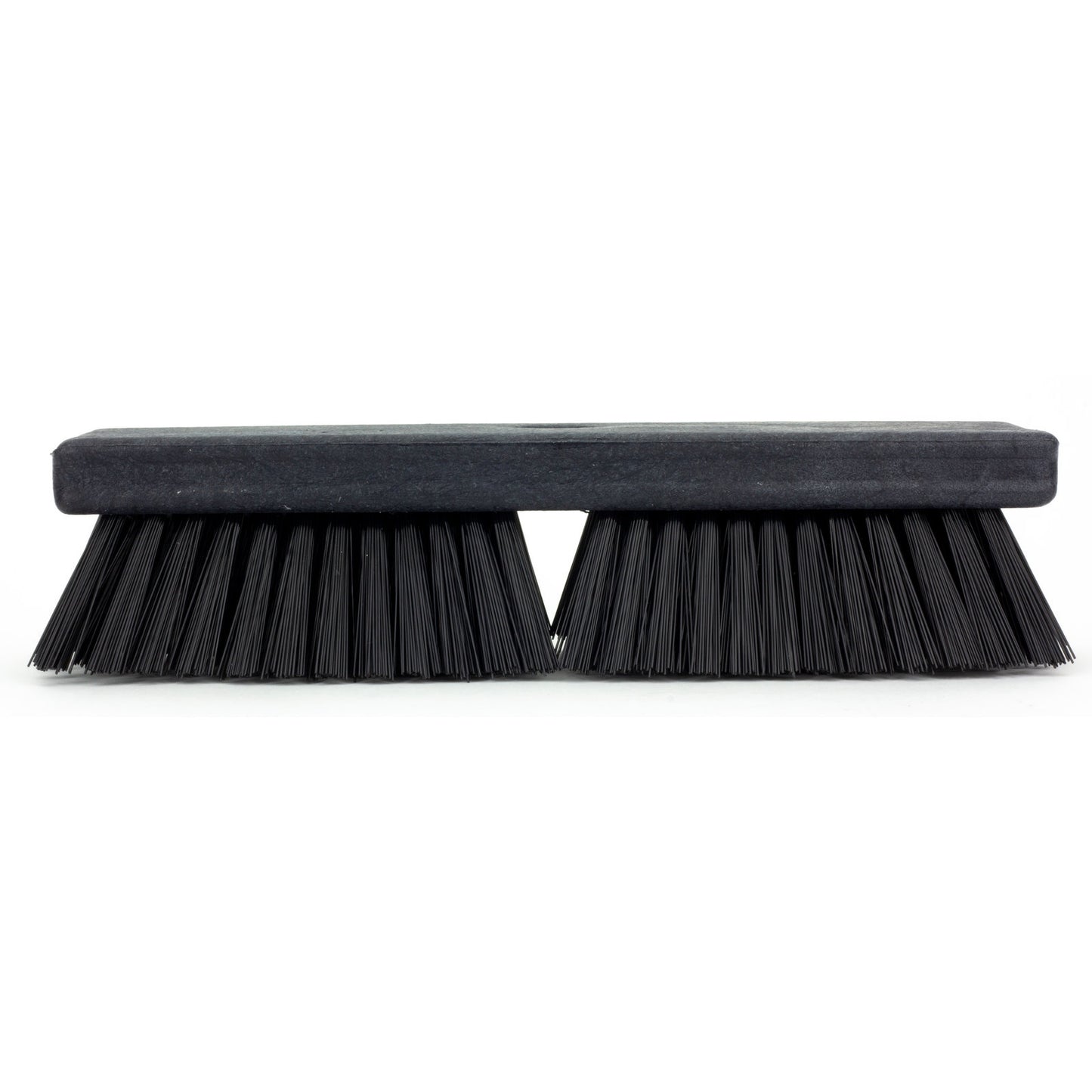 Carlisle 41722EC03 10" Black Sparta Color Coded Deck Scrub Brush