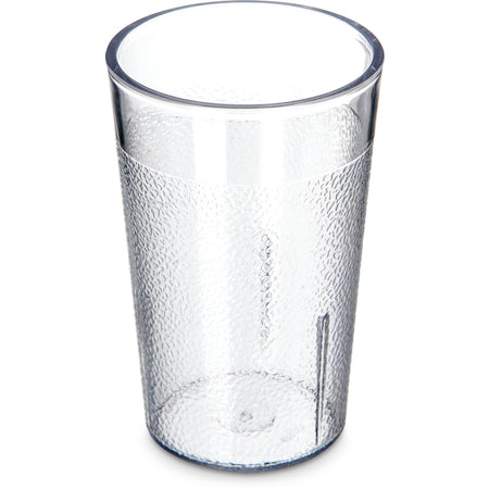 Carlisle 5501-8207 5 oz Clear SAN Stackable Tumbler (12/pk)