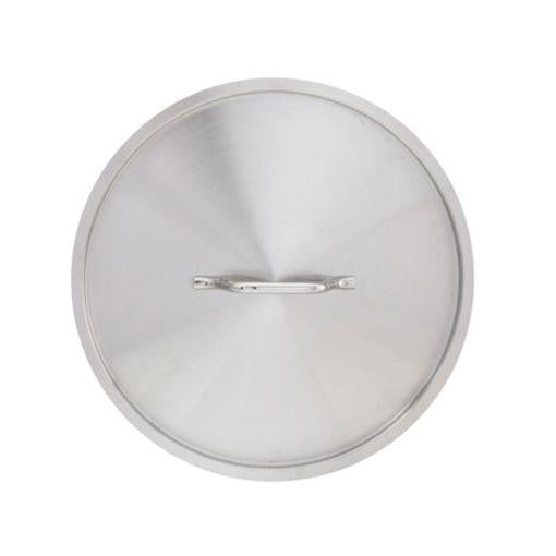 Omcan 80457 Replacement Cover for 24 Qt Stainless Steel Stock Pots with Cover