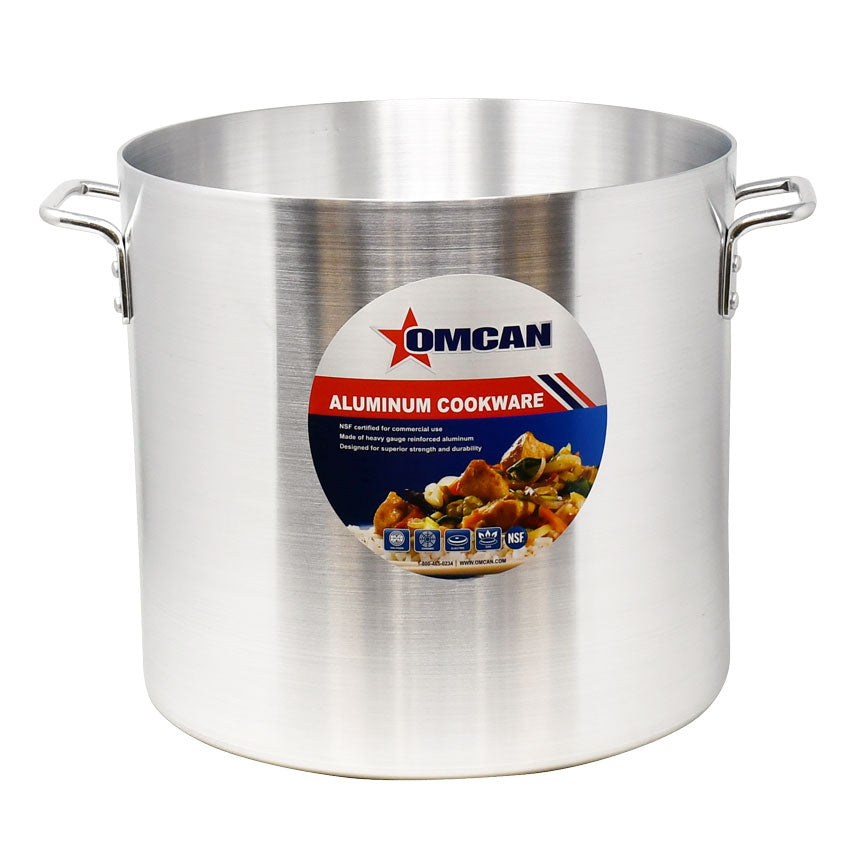 Omcan 43371 30 Qt Aluminum Stock Pot