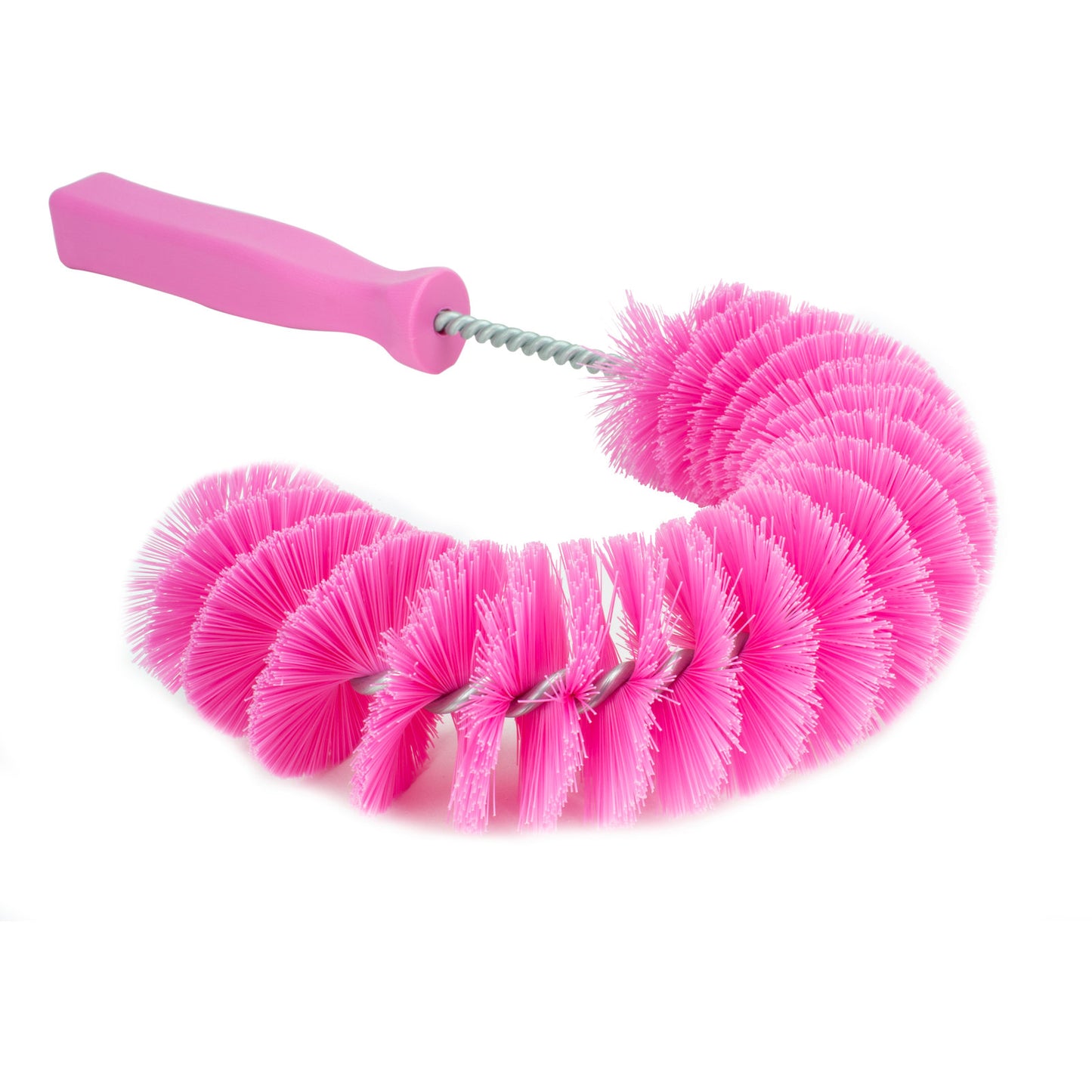 Carlisle 41100EC26 Pink Sparta Color Code Clean-In-Place Hook Brush