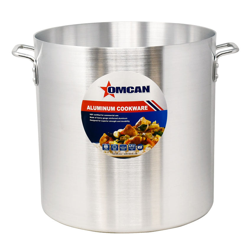 Omcan 43372 40 Qt Aluminum Stock Pot