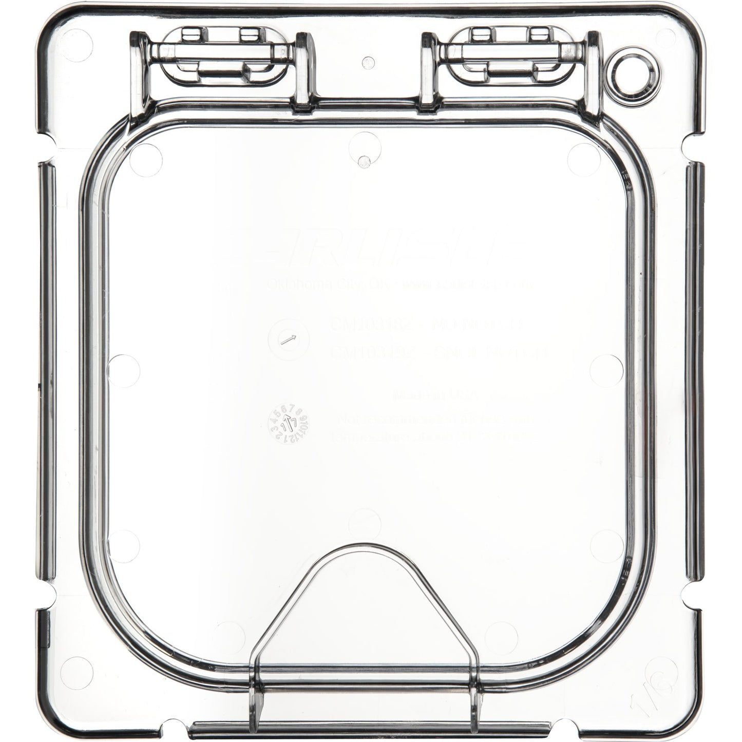 Carlisle CM10318Z07 1/6 Size Clear Coldmaster EZ Access Lid