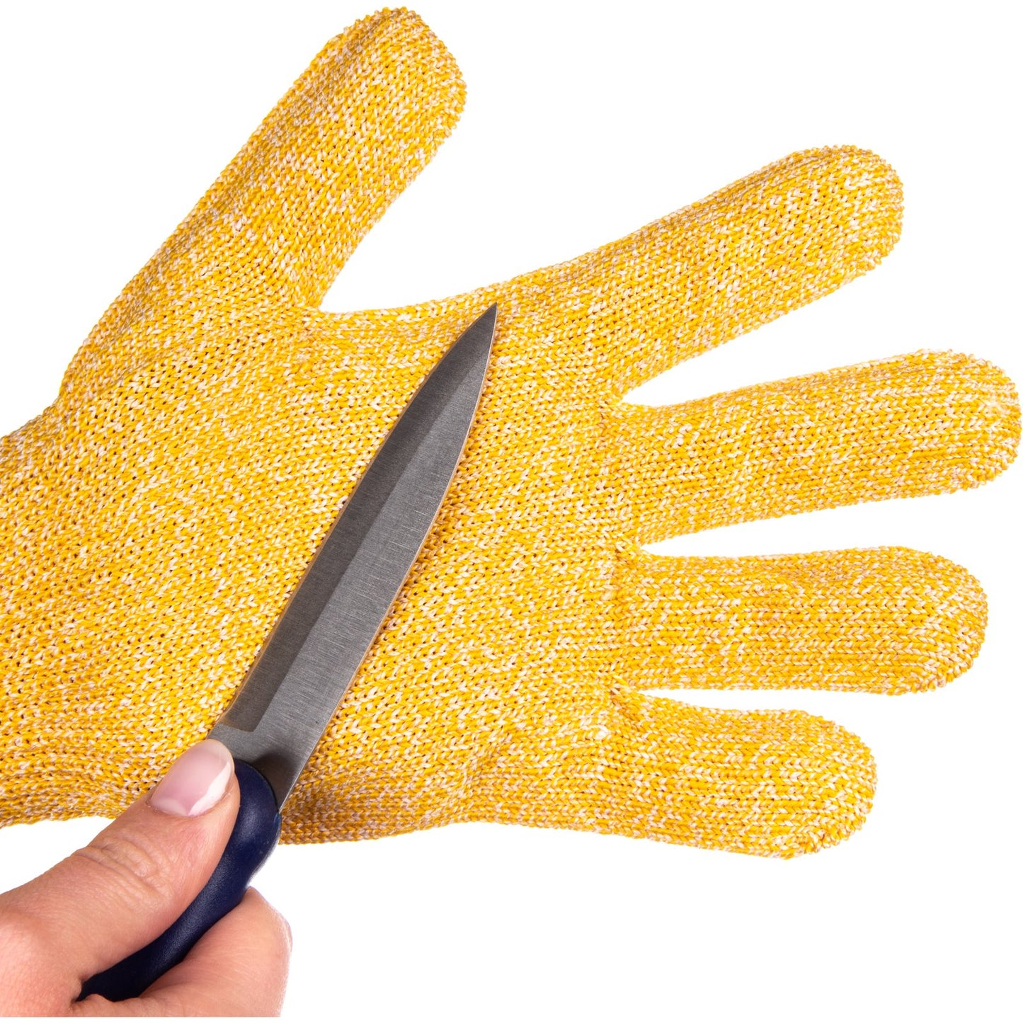 Carlisle SG10-Y-M Medium Yellow Cut-Resistant Glove w/ Spectra