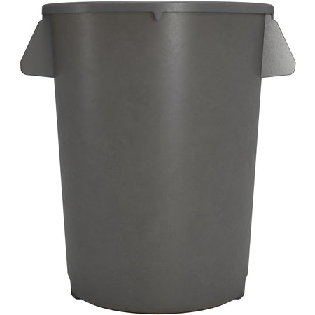 Sparta 84104423 44 Gallon Gray Round Polyethylene Bronco Waste Bin Trash Container