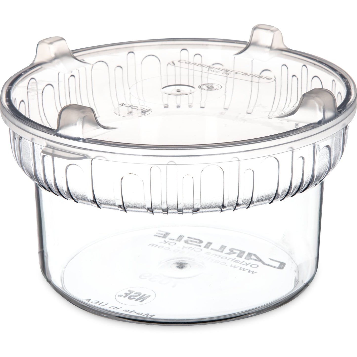 Carlisle 703907 Clear Gourmet Crocks with Lid