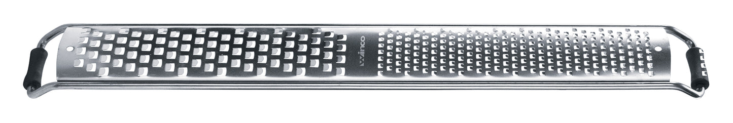 Winco GT-345 Stainless Steel Zester/Fine Grater w/Soft Grip Handle & Anti-slip Feet