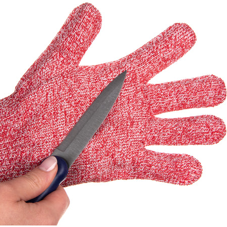 Carlisle SG10-RD-S Small Red Cut-Resistant Glove w/ Spectra