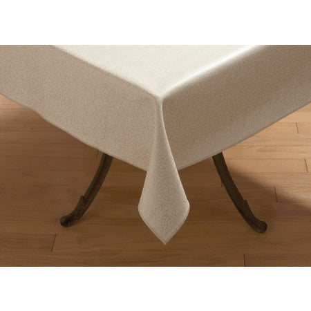Marko 59035252SM382 52" x 52" Stone Vinyl Vative Series Vapor Tablecloth