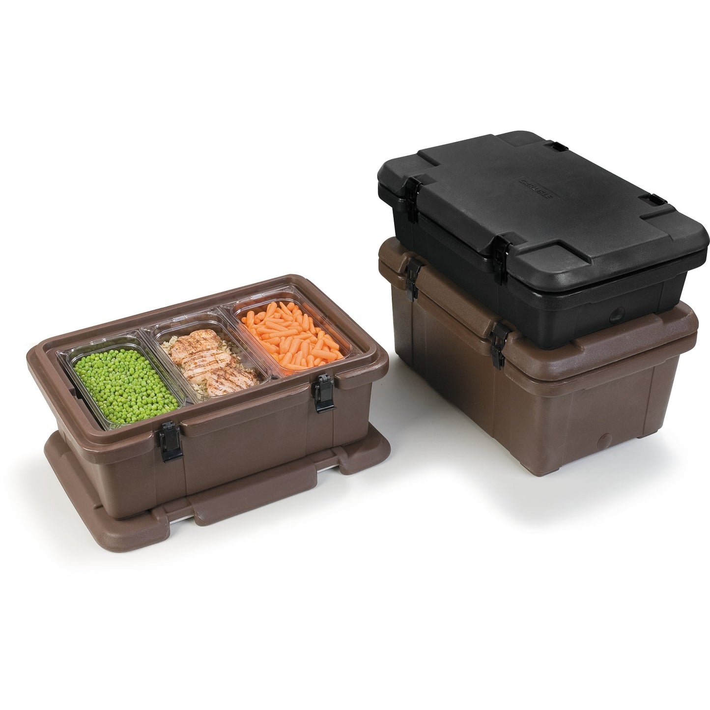 Carlisle PC140N03 12 Qt Black Cateraide Single Pan Carrier