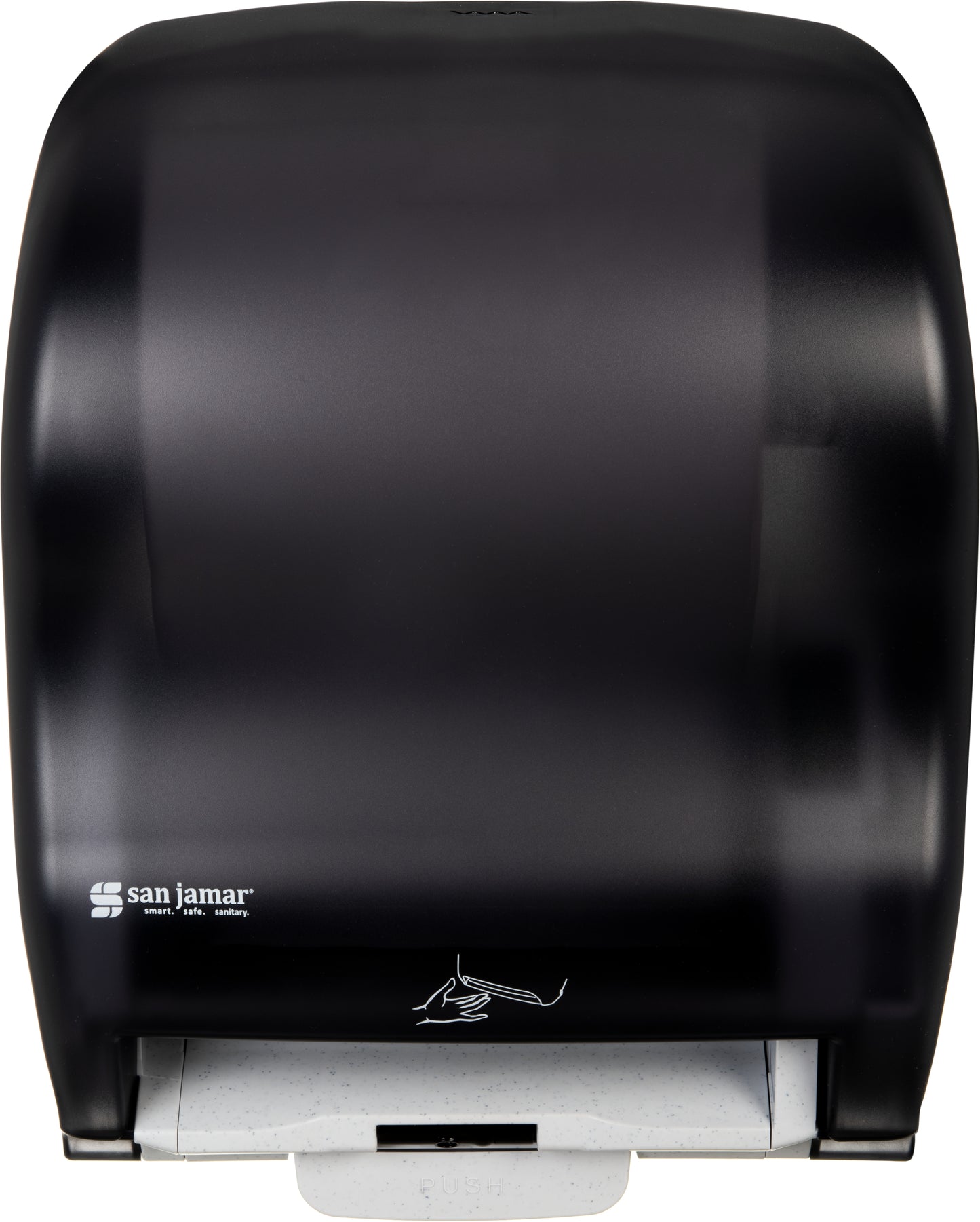 San Jamar DXPT8300TBK Black Hybrid Electronic Towel Dispenser