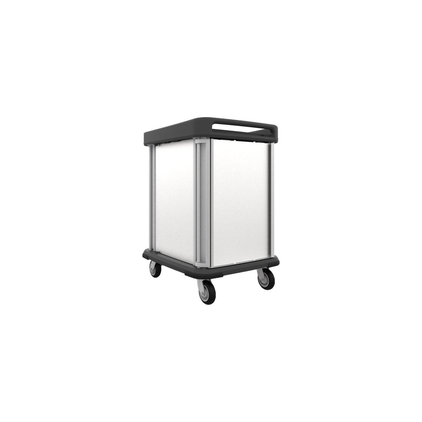 Dinex DXSU2T1DPT12 12 Trays (2 Trays per slide) Single Door Stainless Steel Dinex TQ Supreme Cart - Pass Through