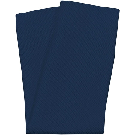 Snap Drape 54432020NH011 20" x 20" Navy Spun Polyester Microfiber Milan Birdseye Napkin