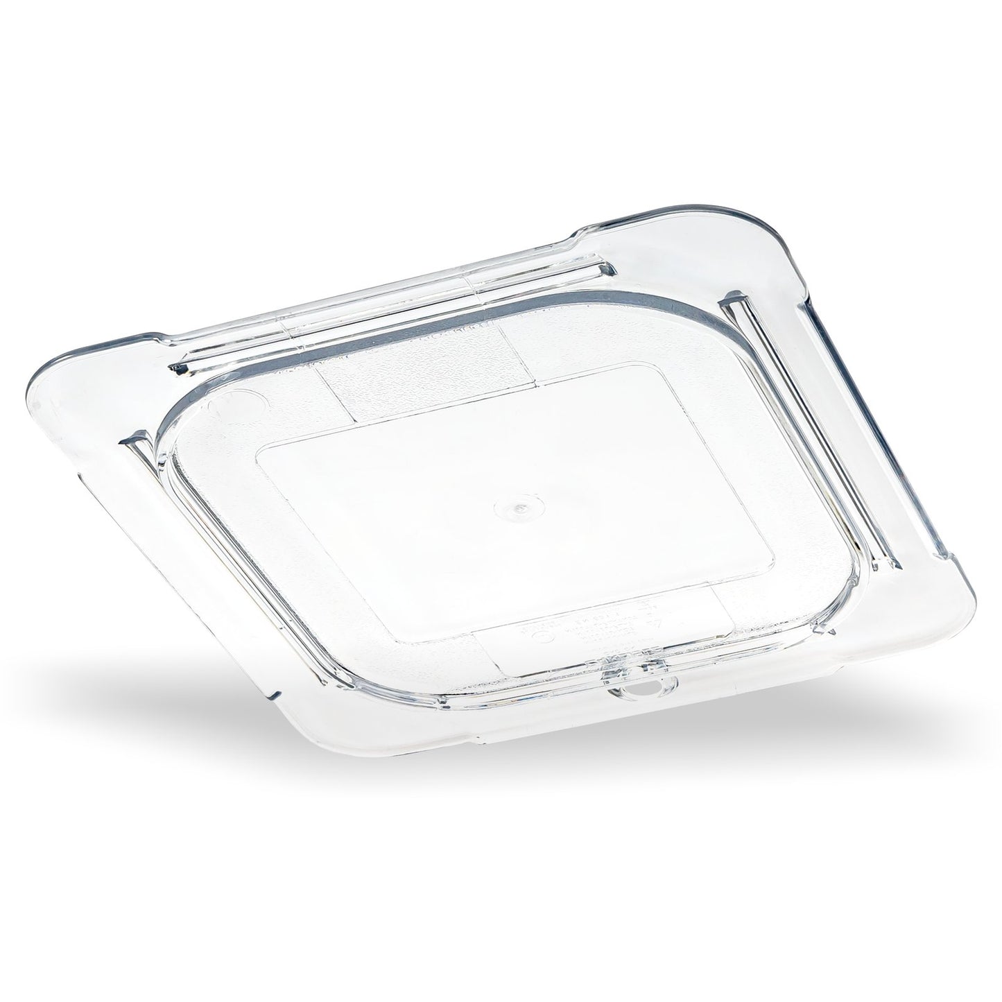 Carlisle 10316U07 1/6 Size Clear Polycarbonate StorPlus Flat Universal Lid