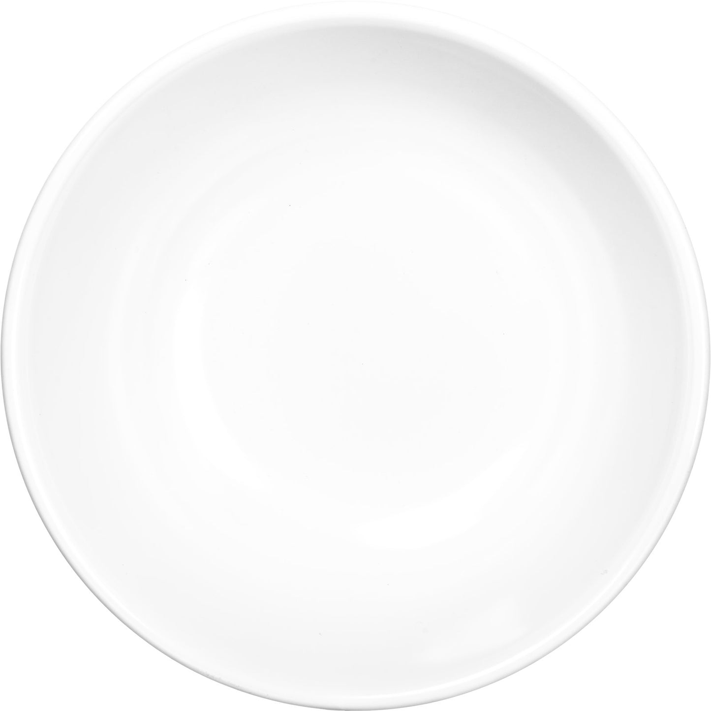 Carlisle 4373702 24 oz White Melamine Footed Serving Bowl