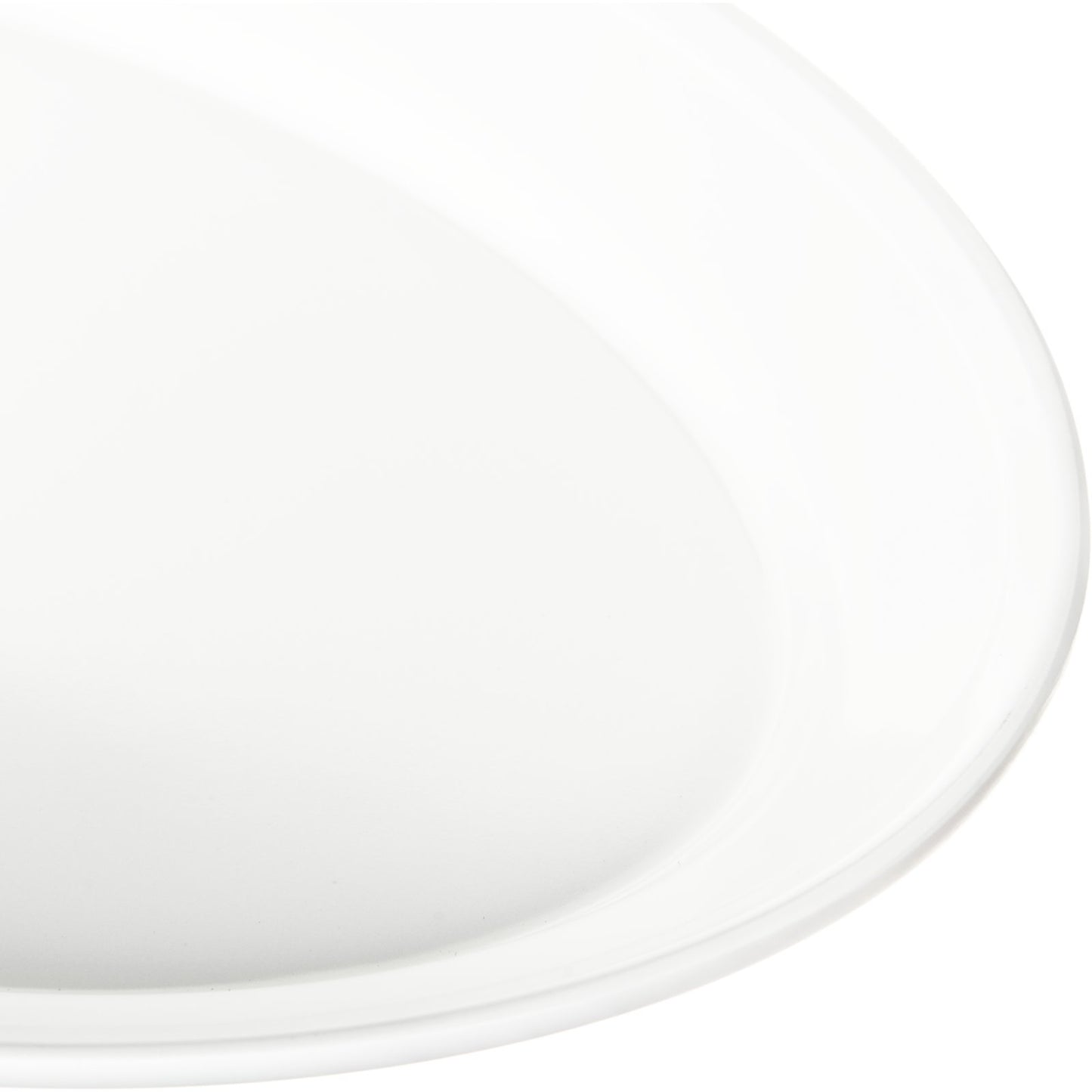 Carlisle ARR12002 12" x 8.5" White Oval Melamine Platter Tray