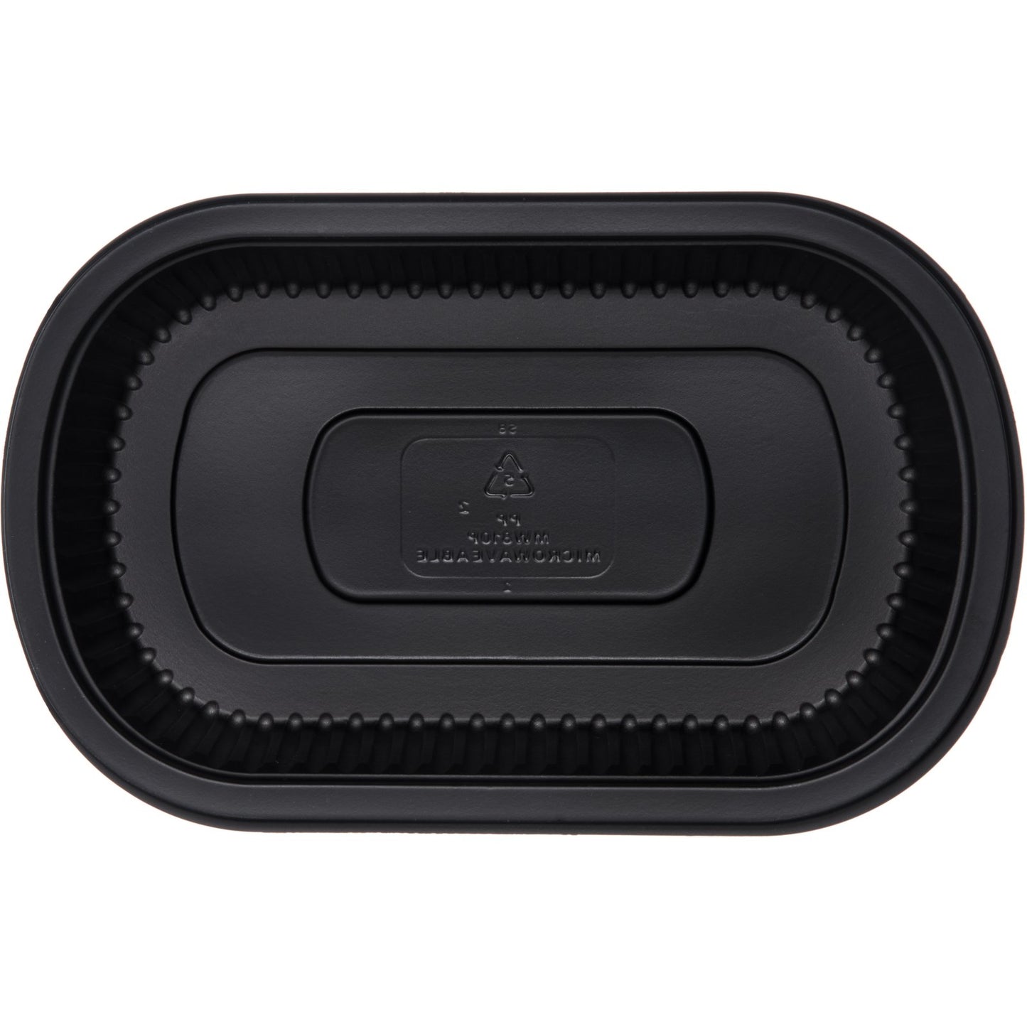 Proex DXMW810PBLK 32oz. Black Microwaveable Medium Entrée (250/cs)