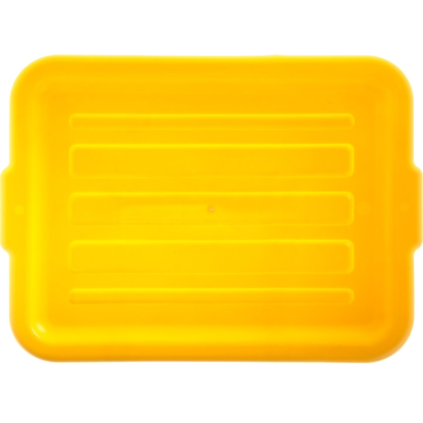 Carlisle N4401204 15" x 20" x 1" Yellow Comfort Curve Tote Box Universal Lid