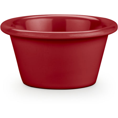 Carlisle S85258 2 oz Roma Red Melamine Smooth Ramekin
