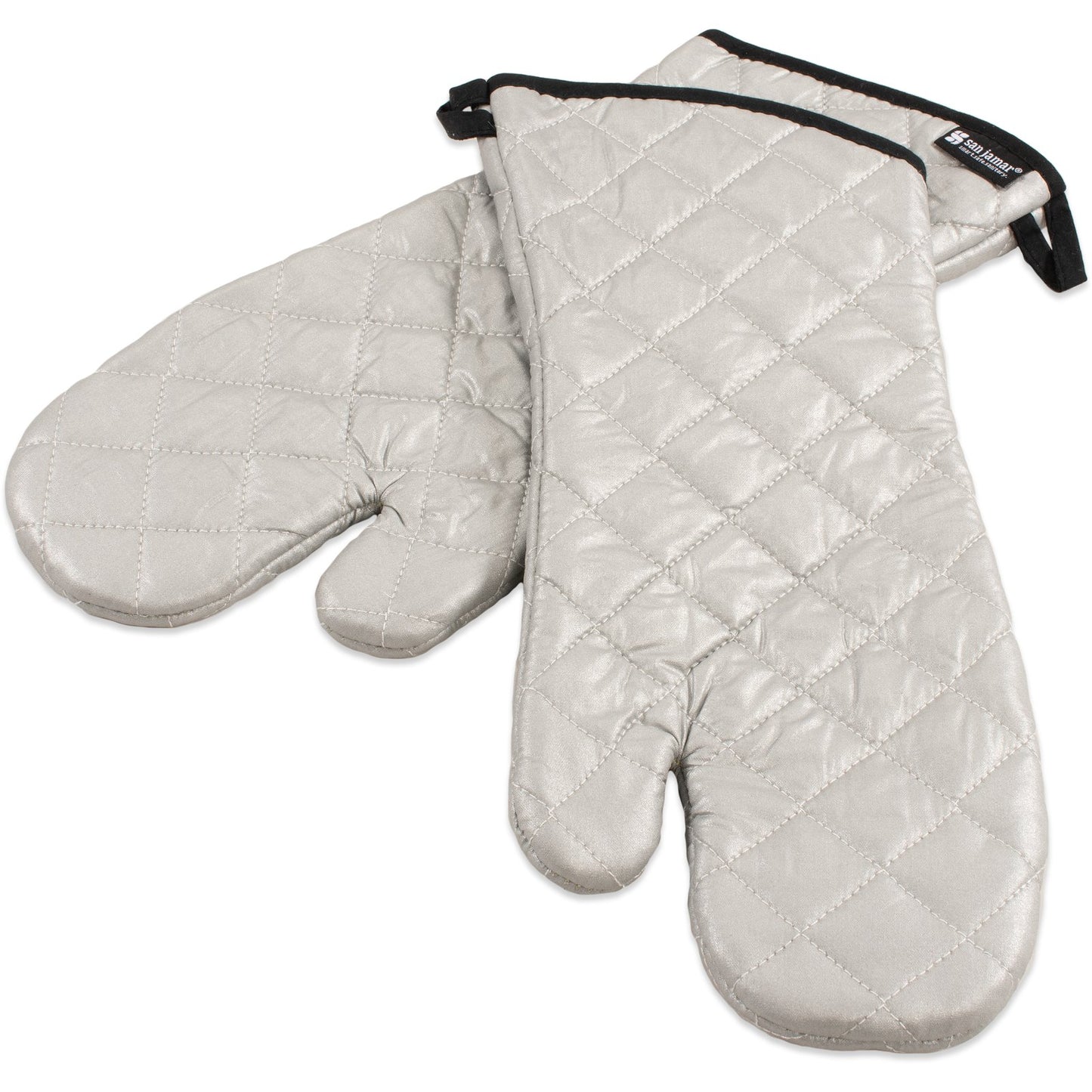San Jamar 801SG17 17" Silver Silicone Oven/Freezer Mitt