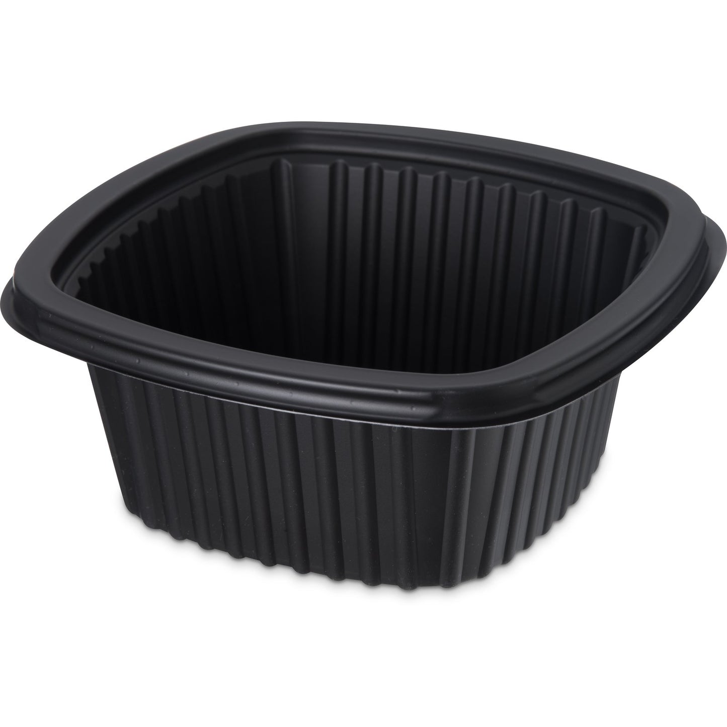 Proex DXMW516PBLK 16oz. Black Microwaveable Square Side Dish (500/cs)