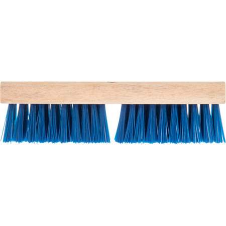 Carlisle 3617514 10" Blue Polypropylene Flo-Pac Stiff Deck Scrub