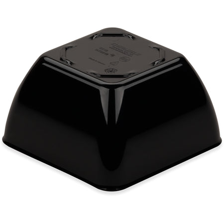 Dinex DXSB1203 12 oz Black Square SAN Bowl (48/cs)