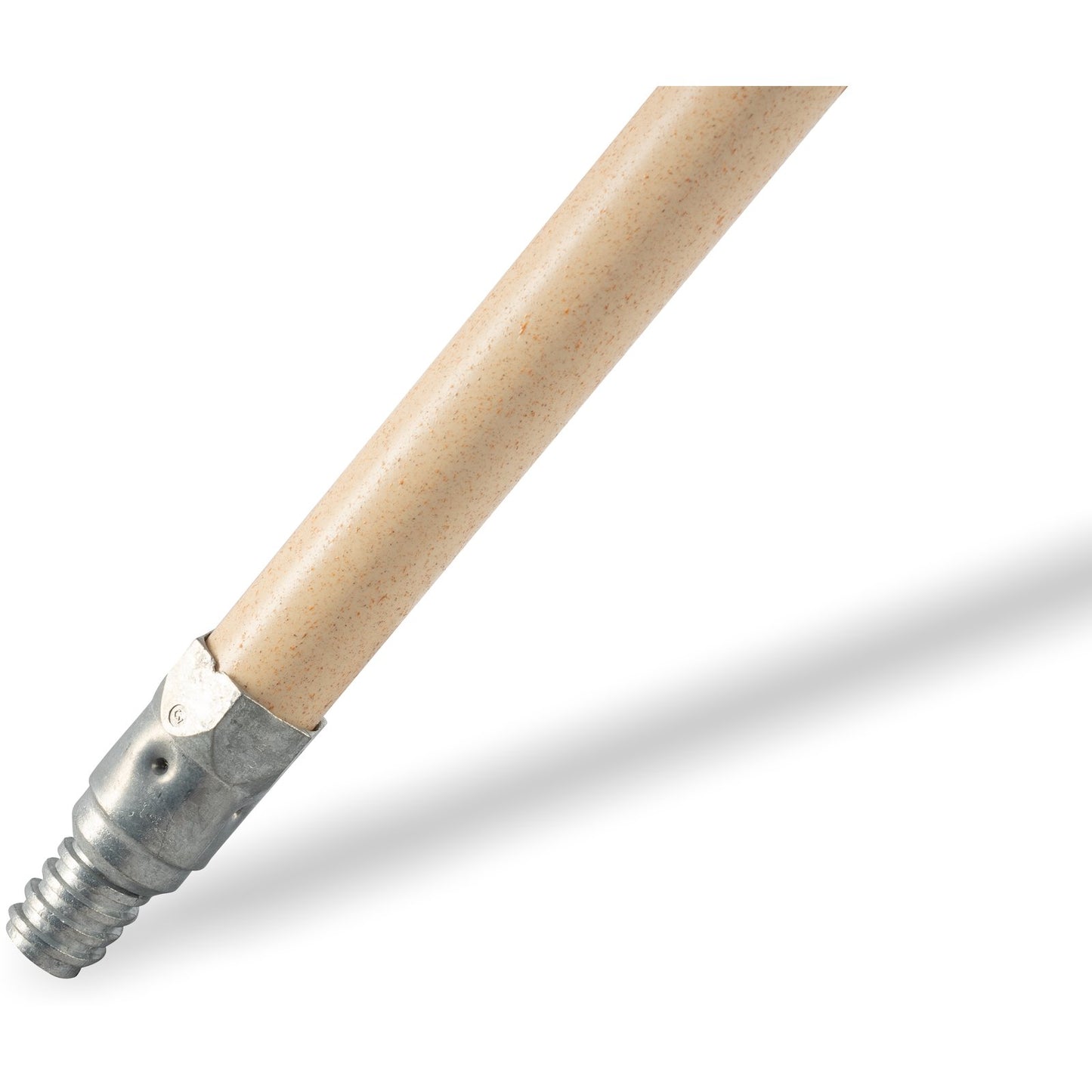Carlisle 4022300 60" Tan Synthetic Woodgrain Metal Handle with Metal Tip