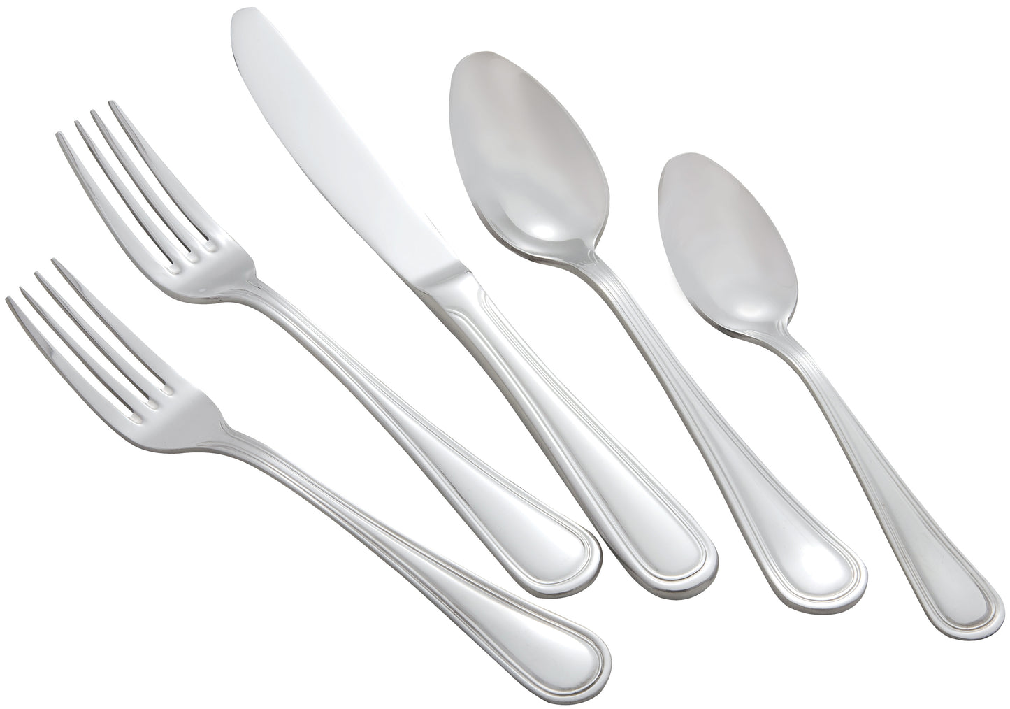 Winco 0021-03 Continental Dinner Spoon, 18/0 Extra Heavyweight