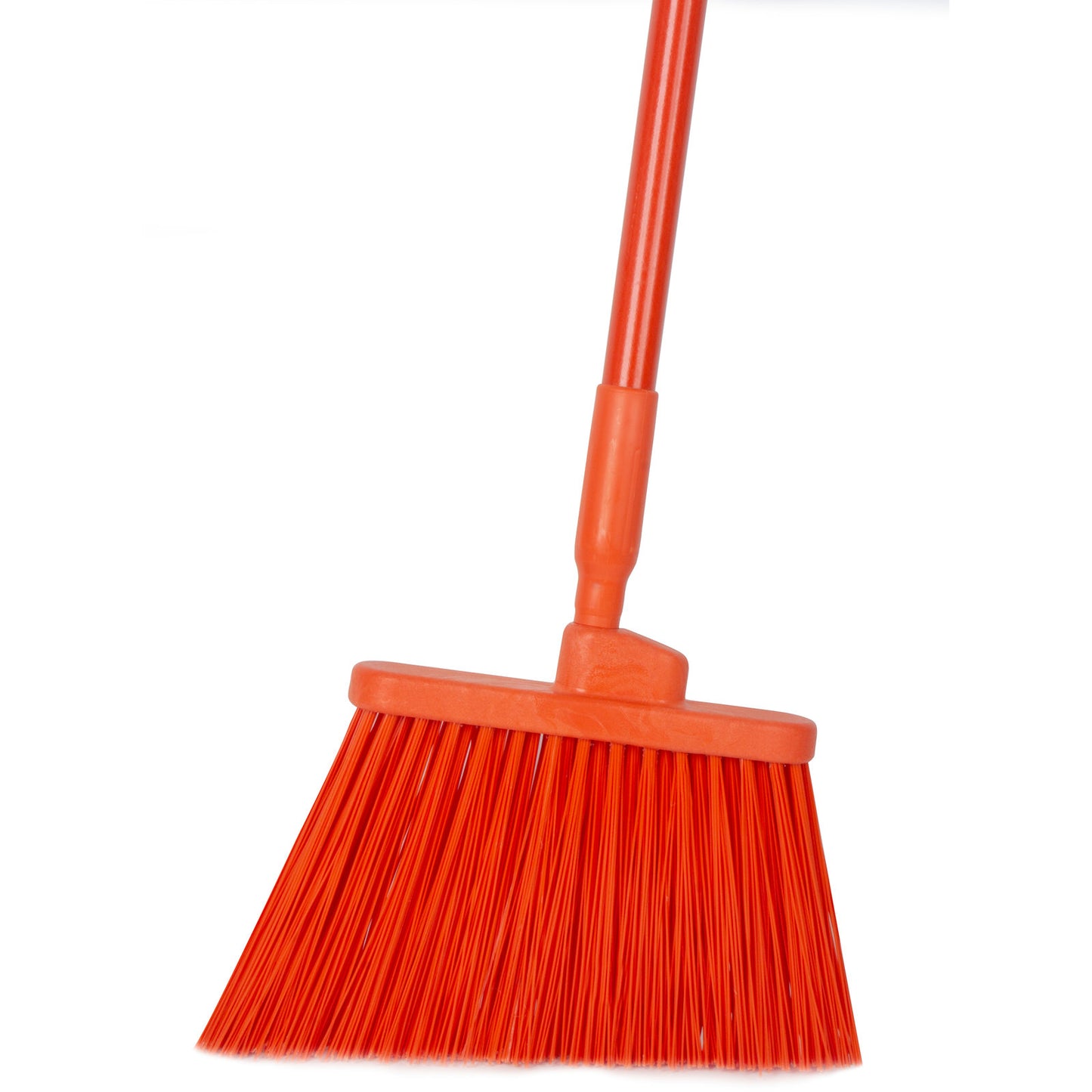 Carlisle 41083EC24 56" Orange Color Coded Duo-Sweep Unflagged Angle Broom