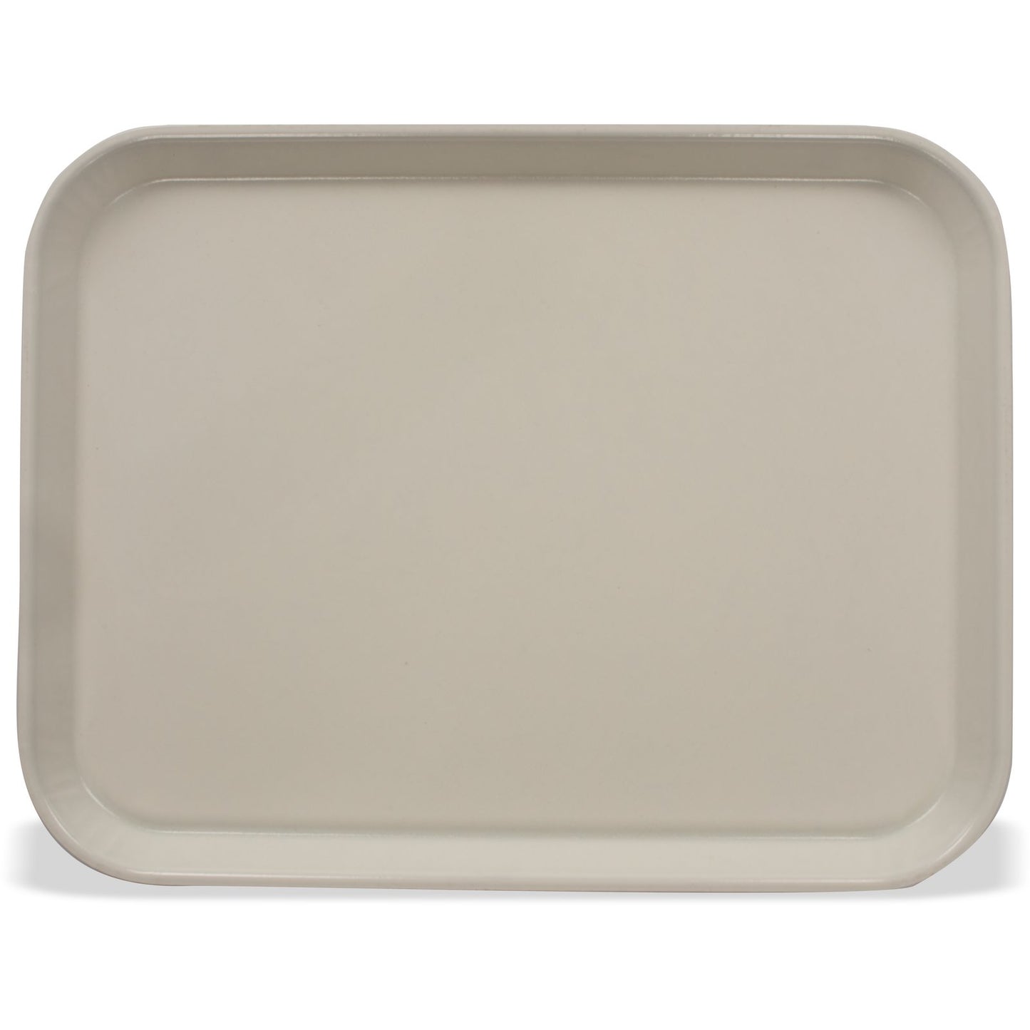 Carlisle 1410FG001 13.75" x 10.6" Bone White Solid Rectangular Glasteel Tray