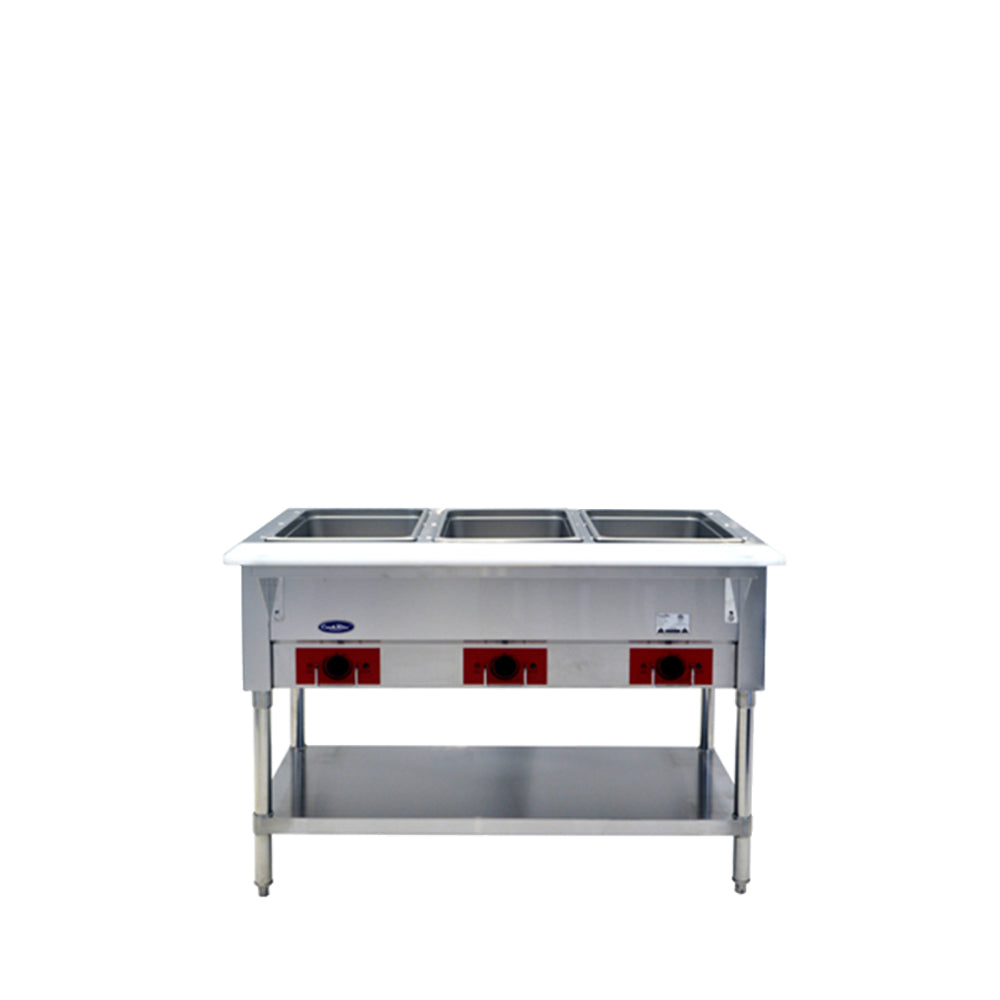 Atosa CSTEA-3C Electric 3-Well Steam Table