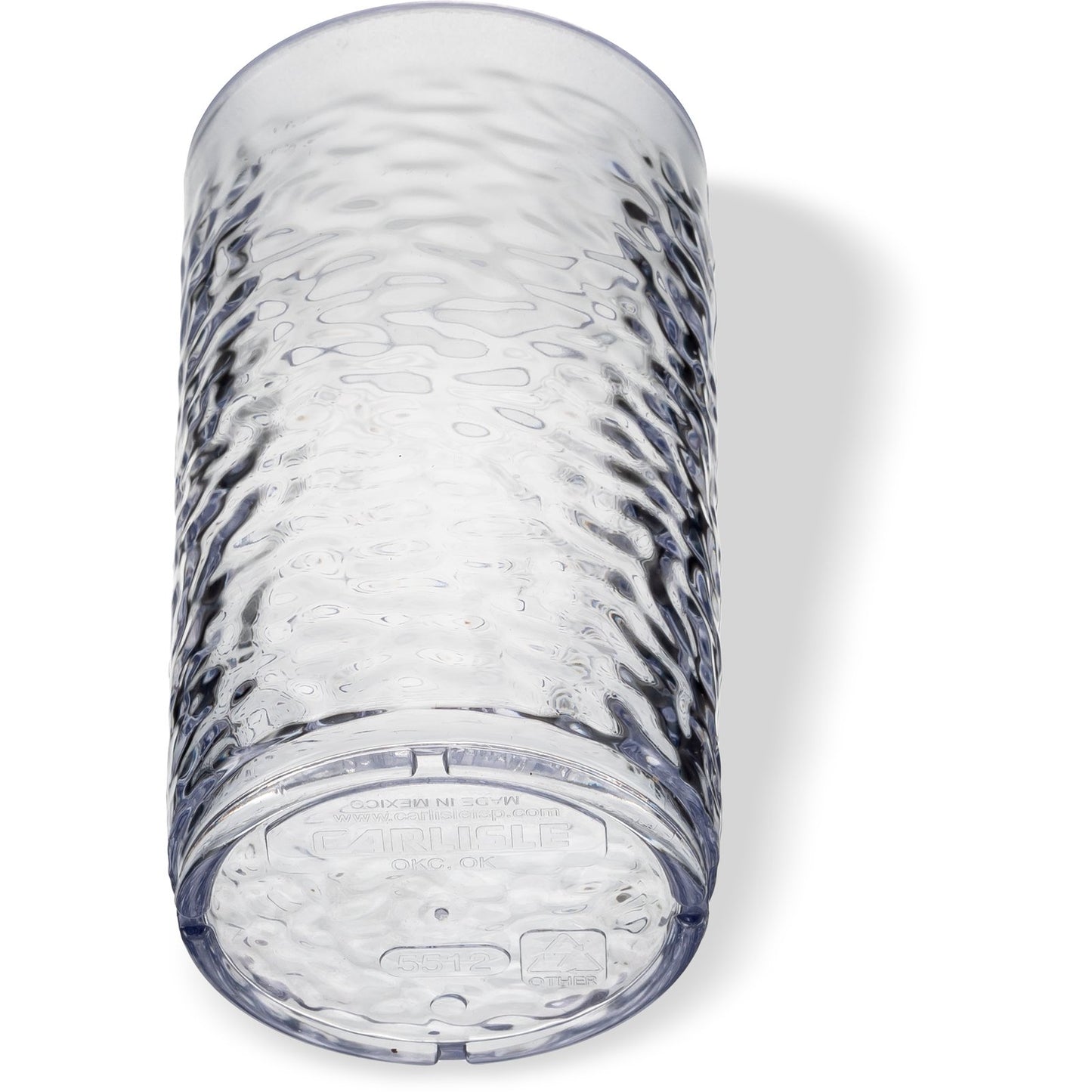 Carlisle 551207 12 oz Clear SAN Pebble Optic Tumbler
