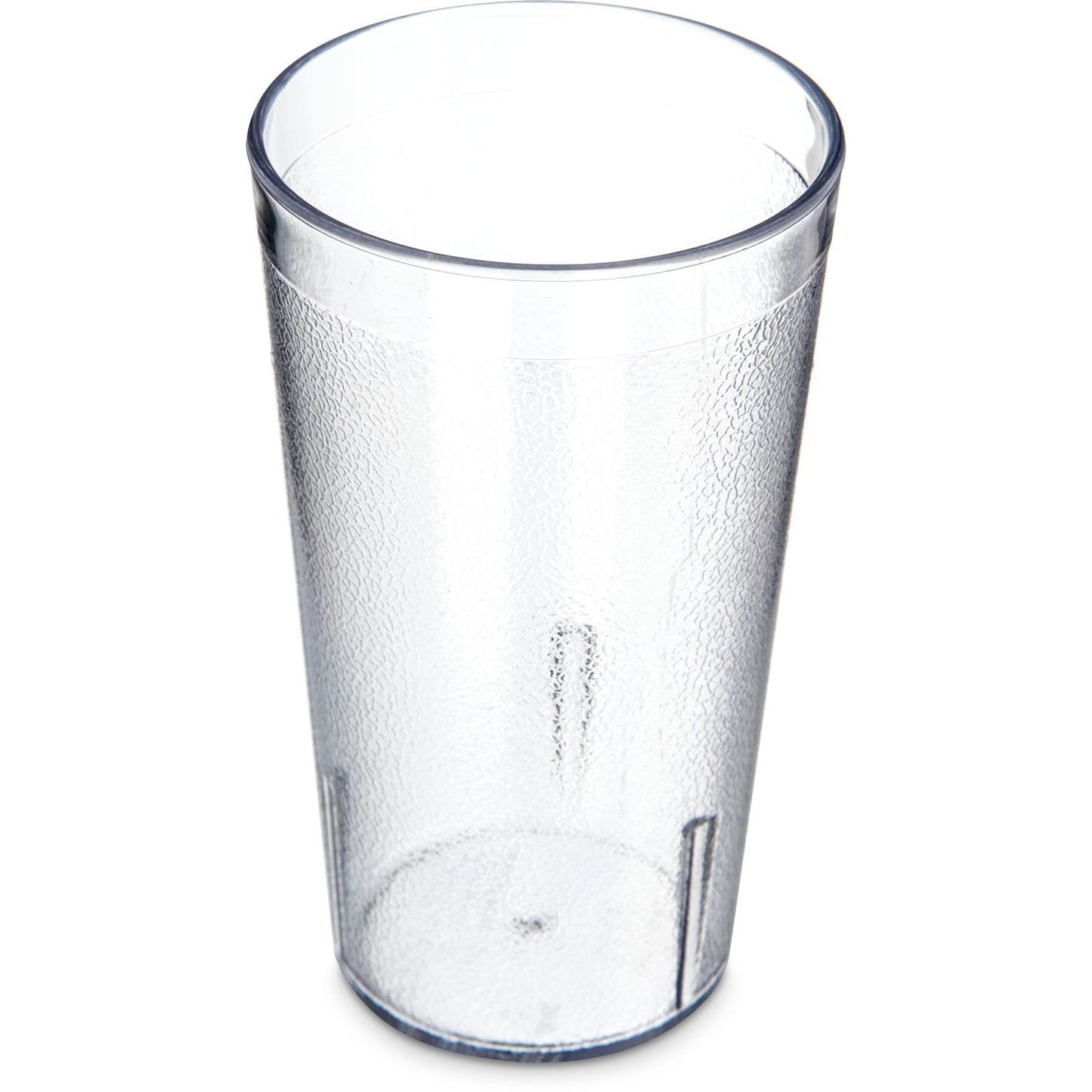 Carlisle 5212-207 12 oz Clear SAN Stackable Plastic Tumbler
