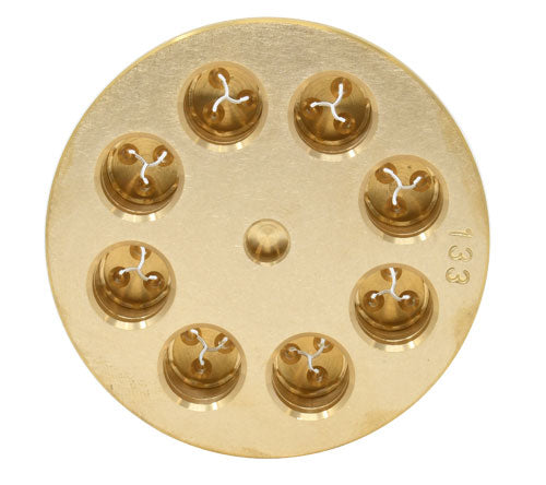 Omcan 24213 10mm Pasta Die #133 Fusilli 3 Rings