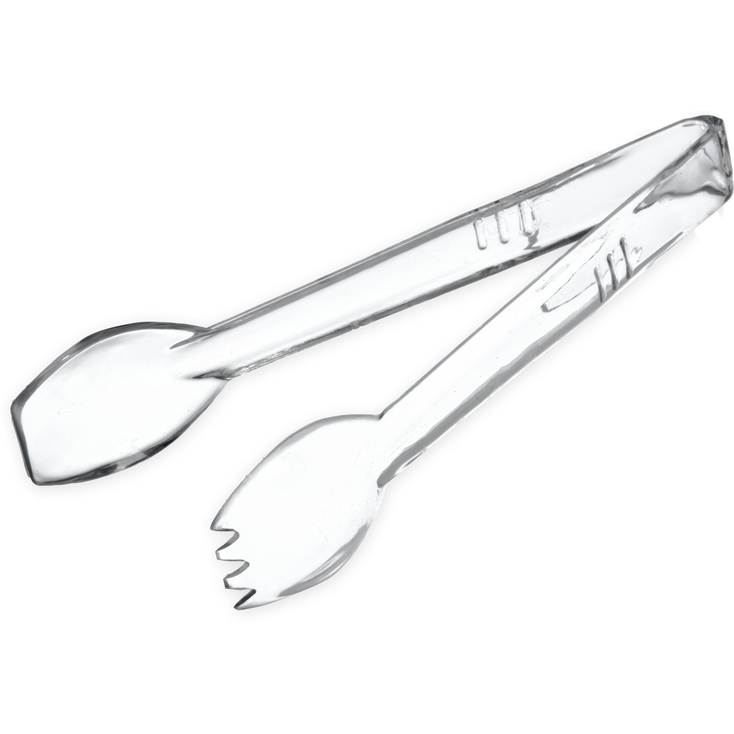 Carlisle 400907 9-1/32" Clear Polycarbonate Carly Salad Tong