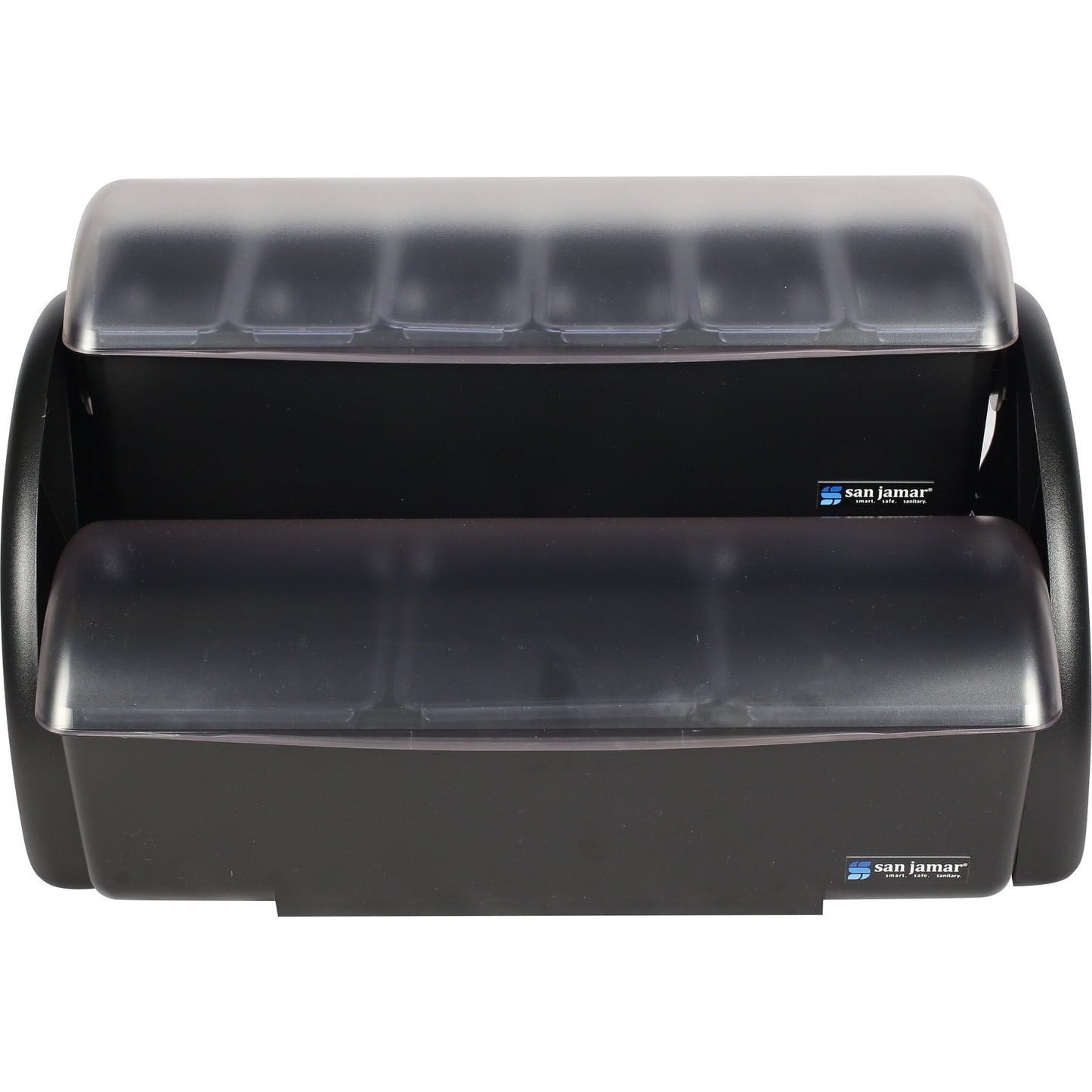 San Jamar BDS4266 Black Dome Stacker Condiment Centers